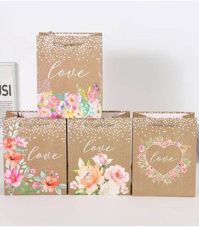 GEANTĂ DE CADOU DIMENSIUNE MEDIE CRAFT LOVE 42x30x12 - PUNGI CADOU ȘI BATERII