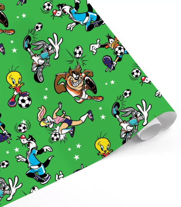 Hârtie de ambalaj LOONEY TUNES 70 x 200 - PUNGI CADOU ȘI BATERII