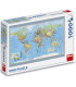 PUZZLE HARTA LUMII 1000 PIESE - PUZZLE ȘI CUBURI