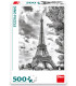 PUZZLE TURNUL EIFFEL NEGRU-ALB 500 PIESE - PUZZLE ȘI CUBURI