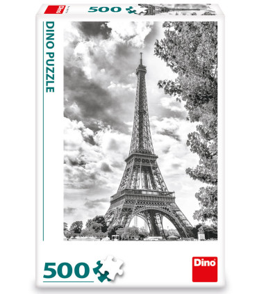 PUZZLE TURNUL EIFFEL NEGRU-ALB 500 PIESE - PUZZLE ȘI CUBURI