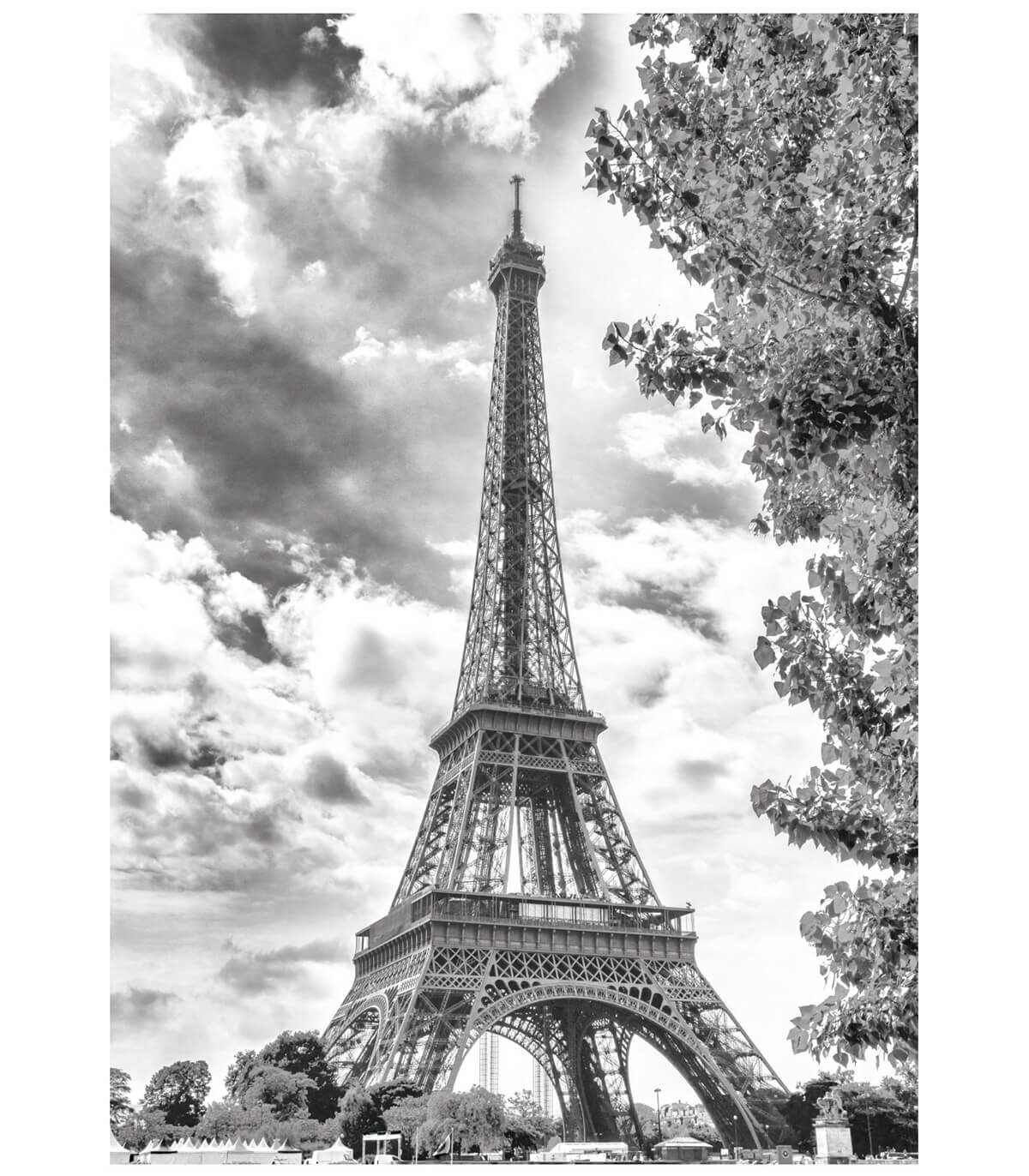 PUZZLE TURNUL EIFFEL NEGRU-ALB 500 PIESE - PUZZLE ȘI CUBURI
