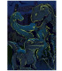 PUZZLE PENTRU COPII JURASSIC WORLD 100 XL PIESE NEON - PUZZLE ȘI CUBURI