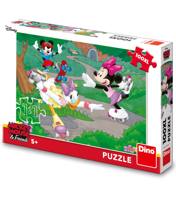 PUZZLE PENTRU COPII MINNIE 100 XL PIESE - PUZZLE ȘI CUBURI