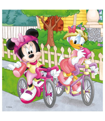 CHILDREN'S PUZZLE MICKEY & MINNIE 3X55 PIECES - PUZZLES AND CUBES