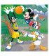 PUZZLE PENTRU COPII MICKEY & MINNIE 3X55 PIESE - PUZZLE ȘI CUBURI