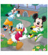 PUZZLE PENTRU COPII MICKEY & MINNIE 3X55 PIESE - PUZZLE ȘI CUBURI
