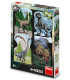 PUZZLE PENTRU COPII JURASSIC WORLD 4X54 PIESE - PUZZLE ȘI CUBURI