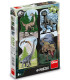 PUZZLE PENTRU COPII JURASSIC WORLD 4X54 PIESE - PUZZLE ȘI CUBURI