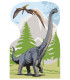 PUZZLE PENTRU COPII JURASSIC WORLD 4X54 PIESE - PUZZLE ȘI CUBURI