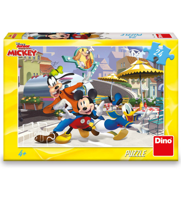 PUZZLE PENTRU COPII MICKEY ȘI PRIETENII 24 PIESE - PUZZLE ȘI CUBURI
