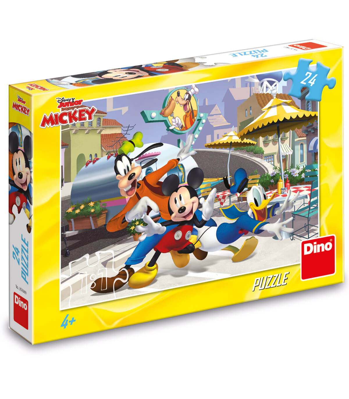 PUZZLE PENTRU COPII MICKEY ȘI PRIETENII 24 PIESE - PUZZLE ȘI CUBURI