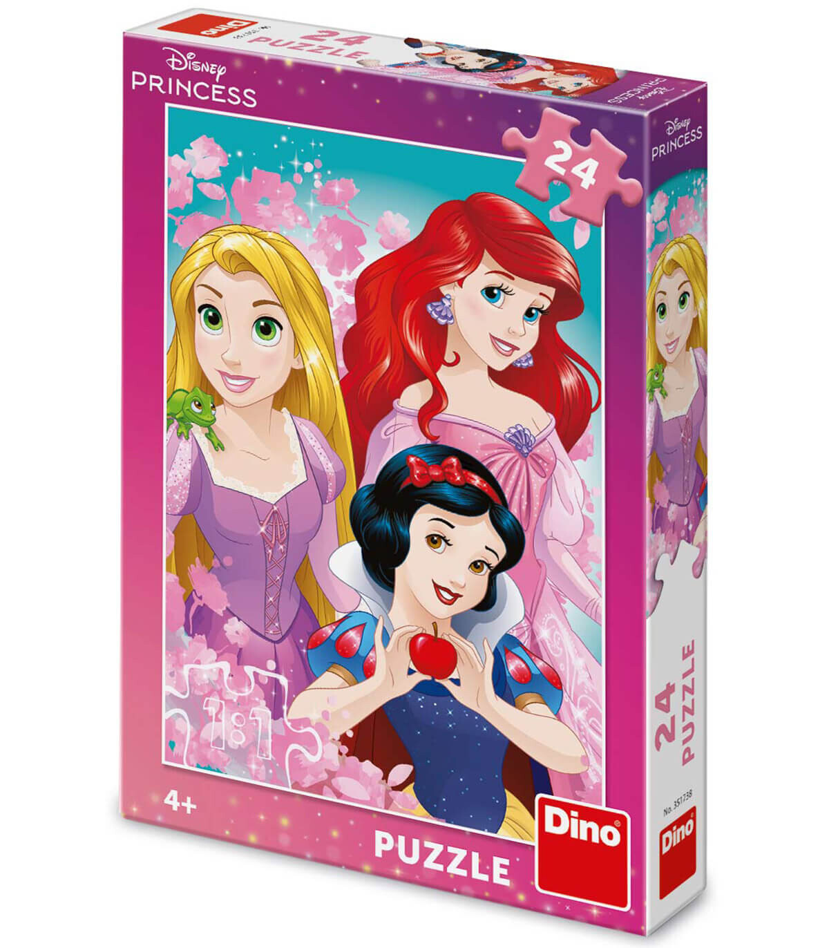 PUZZLE PENTRU COPII DISNEY PRINCESS 24 PIESE - PUZZLE ȘI CUBURI