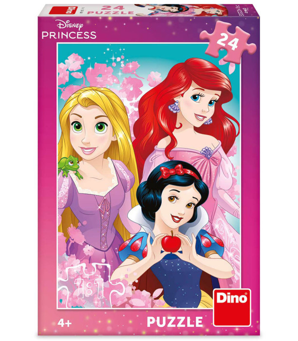 PUZZLE PENTRU COPII DISNEY PRINCESS 24 PIESE - PUZZLE ȘI CUBURI