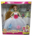 DOLL WITH A LONG BRAID AND A BIG NECKLACE