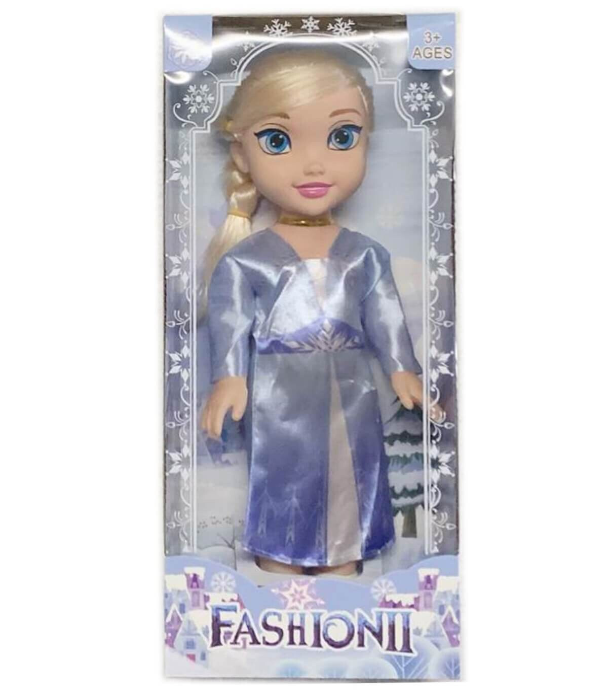 PUERCA ÎNGHEȚATĂ PRINȚESĂ CU MUZICĂ 36 CM - PĂPUȘI ȘI SIRENE