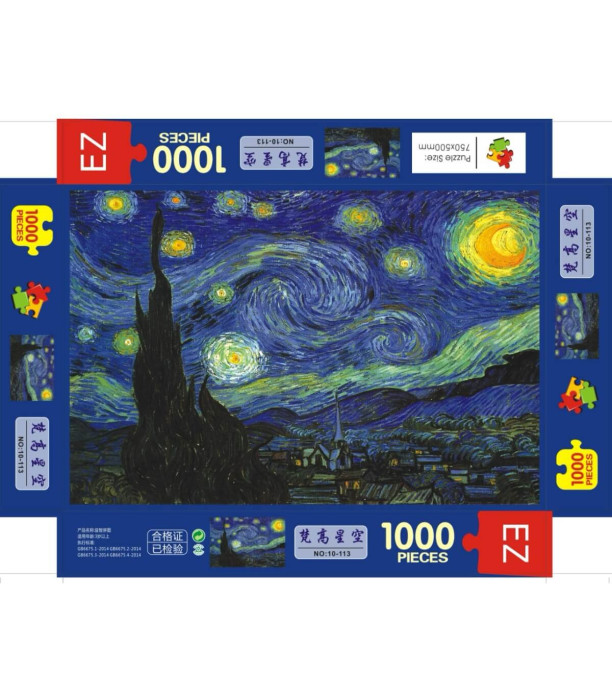 PUZZLE VAN GOG 1000 PIESE - PUZZLE ȘI CUBURI