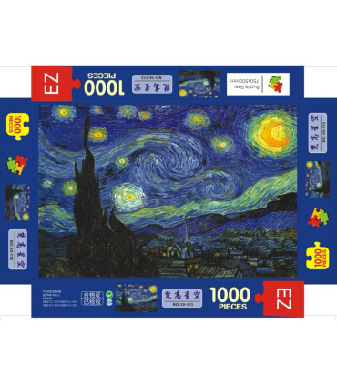 PUZZLE VAN GOG 1000 PIESE - PUZZLE ȘI CUBURI
