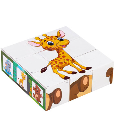 CHILDREN SMALL CUBE PUZZLE ANIMALS - ALL PRODUCTS