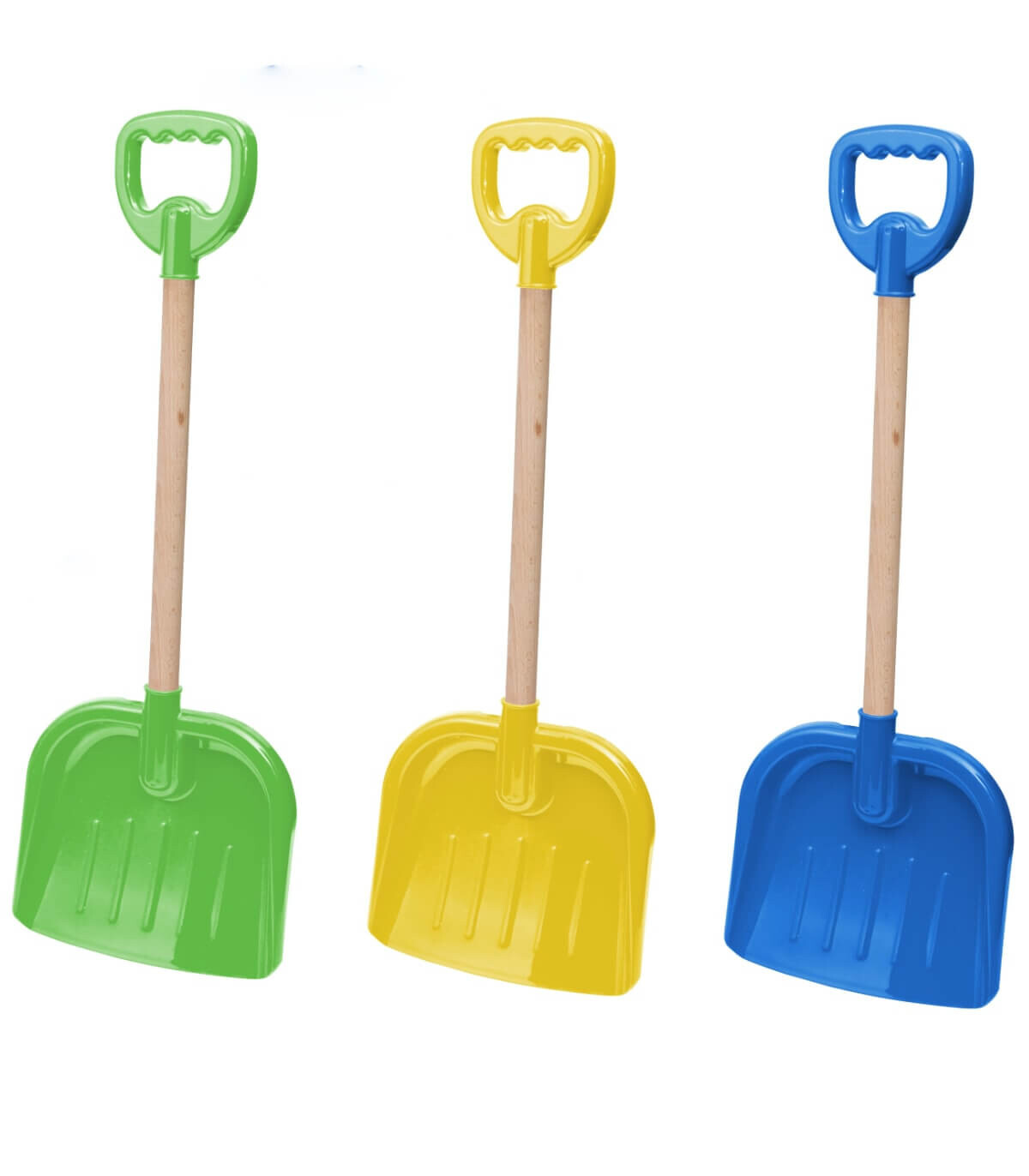 LOPAȚĂ MARE PENTRU COPII CU MÂNER DIN LEMN 70 CM - PENTRU NISIP