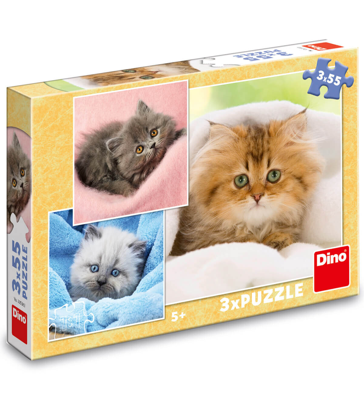 PUZZLE PENTRU COPII PISICI 3X55 PIESE - PUZZLE ȘI CUBURI