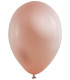 BALLOONS 100 PCS. 10\\" - 25 CM 307 METALLIC ROSE GOLD - Metallic