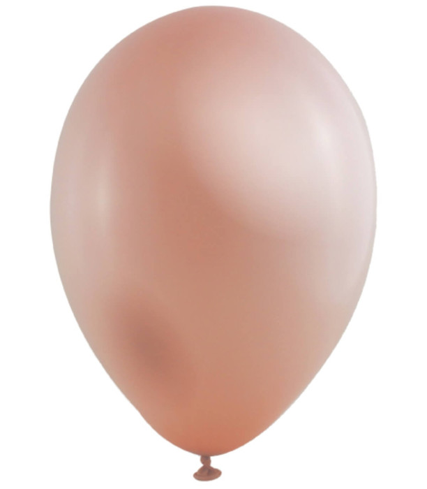 BALOANE 100 BUC. 10\\" - 25 CM 307 METALIC ROZ AURIT - Metallic