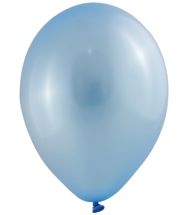 BALOANE 100 BUC. 10\\" - 25 CM 315 METALIC ALBASTRU CERESC - Металик