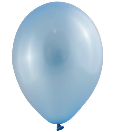 BALOANE 100 BUC. 10\\" - 25 CM 315 METALIC ALBASTRU CERESC - Металик