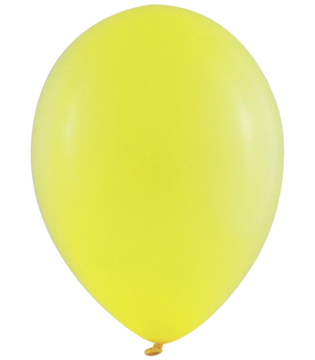 BALLOONS 50 PCS. 12\\" - 30 CM STANDARD LEMON - Standard colors