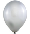 BALLOONS 100 PCS. 12" - 30 CM 302 METALLIC SILVER