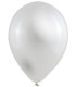 BALLOONS 100 PCS. 12\\" - 30 CM 303 METALLIC WHITE - Metallic