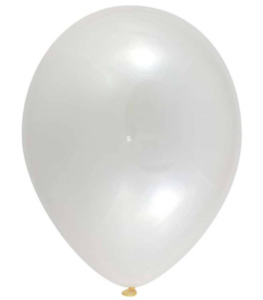 BALLOONS 50 PCS. 10\\" - 25 CM TRANSPARENT - Standard colors