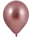 BALLOONS 50 PCS. 12" - 30 CM 703 CHROME PINK GOLD