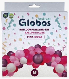 SET PENTRU ARC CU 60 BALOANE ROZ/PINK 60 - АРКИ И КОМПЛЕКТИ