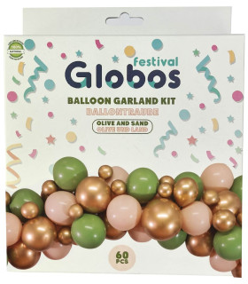 SET PENTRU ARC DIN 60 BALOANE MĂSLINE/OLIVE 60 - АРКИ И КОМПЛЕКТИ