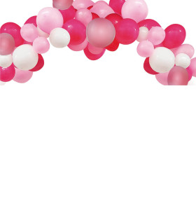 SET PENTRU ARC CU 60 BALOANE ROZ/PINK 60 - АРКИ И КОМПЛЕКТИ