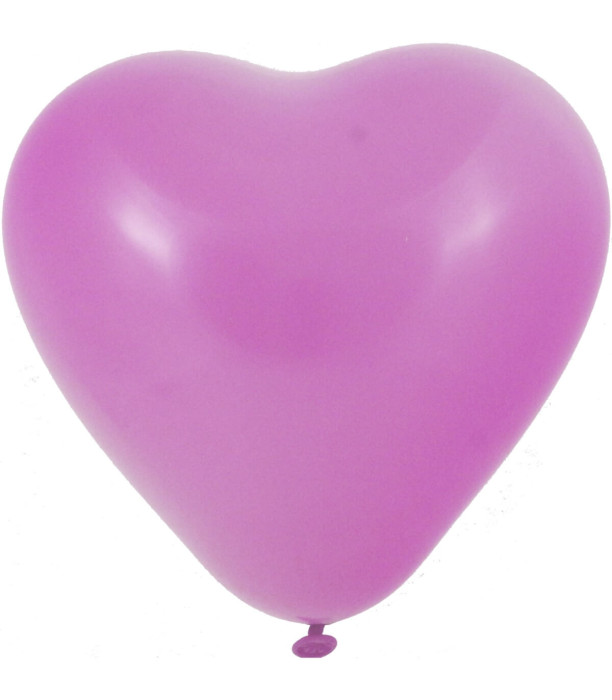 BALONI 50 BUC. 30 CM - INIMI, MIX STANDARD - Culori standard
