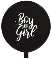 BALON GIGANT 60 CM NEGRU BOY OR GIRL
