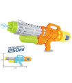 LARGE WATER GUN PUMP WITH 7 NOZZLES 56 CM