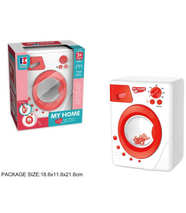 CHILDREN'S RED WASHING MACHINE MY HOME - Household and kitchen appliances
