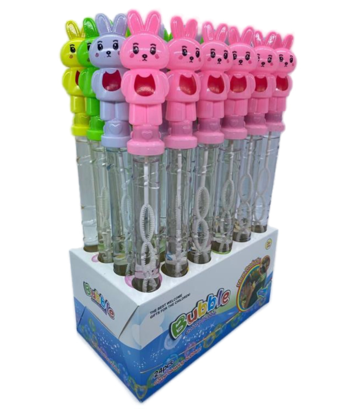 STICK PENTRU BALOANE CU SĂPUN 36 CM IEPURAȘ - BULE DE SĂPUN
