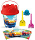 MEDIUM SAND BUCKET 4 PARTS, WITH PICTURES, 8 TYPES - FOR SAND