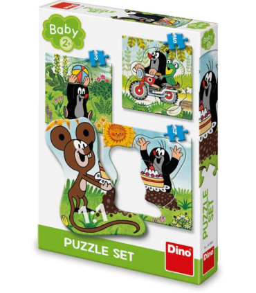 BEBEȘKI PUZZLE 3 BUC. MICA MORMOLICĂ - PUZZLE ȘI CUBURI
