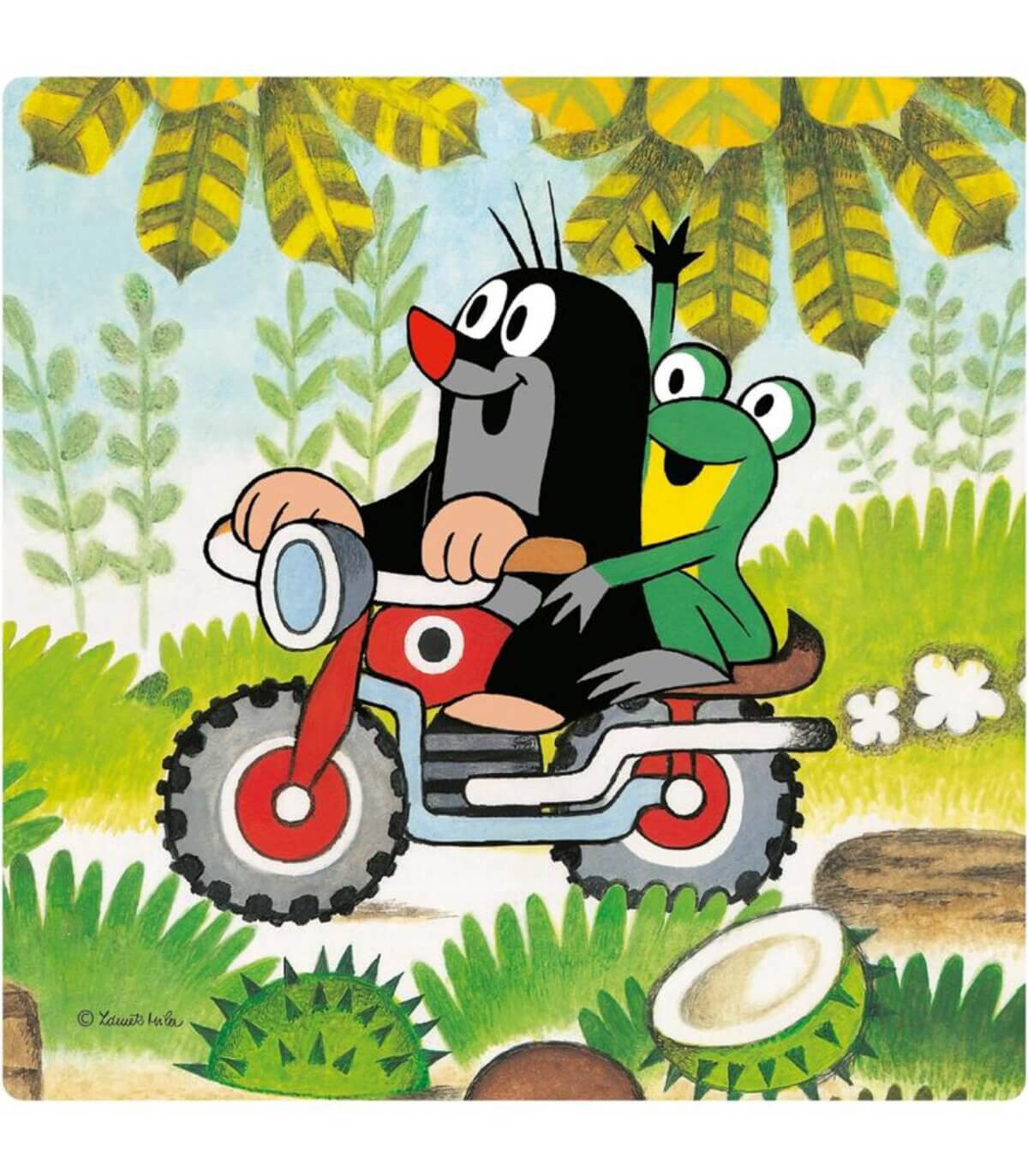 BEBEȘKI PUZZLE 3 BUC. MICA MORMOLICĂ - PUZZLE ȘI CUBURI
