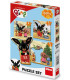 PUZZLE BEBEȘKI 3 BUC. BING ȘI PRIETENII - PISTOALE SI PUȘTI CU APĂ