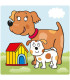 PUZZLE BEBEȘKI 3 BUC. ANIMALE - PUZZLE ȘI CUBURI