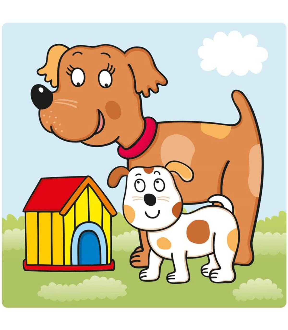 PUZZLE BEBEȘKI 3 BUC. ANIMALE - PUZZLE ȘI CUBURI