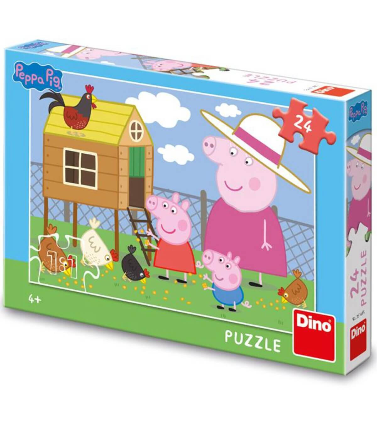PUZZLE PEPPA PIG: PUI 24 PIESE - PUZZLE ȘI CUBURI