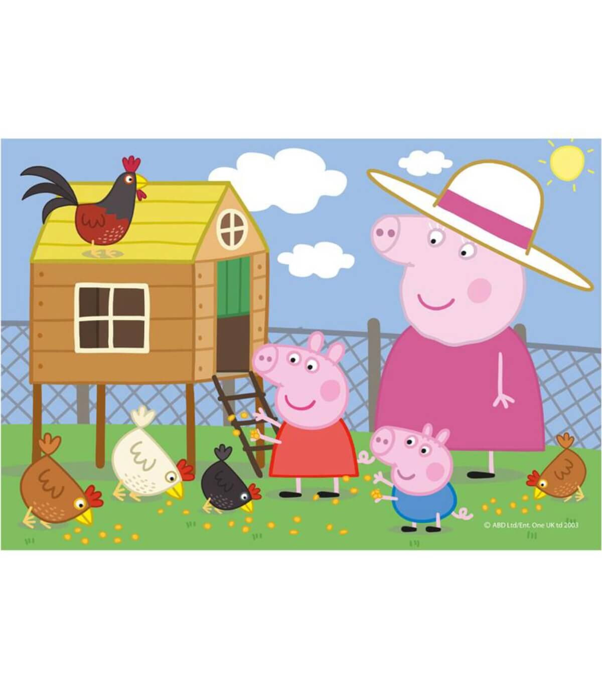PUZZLE PEPPA PIG: PUI 24 PIESE - PUZZLE ȘI CUBURI